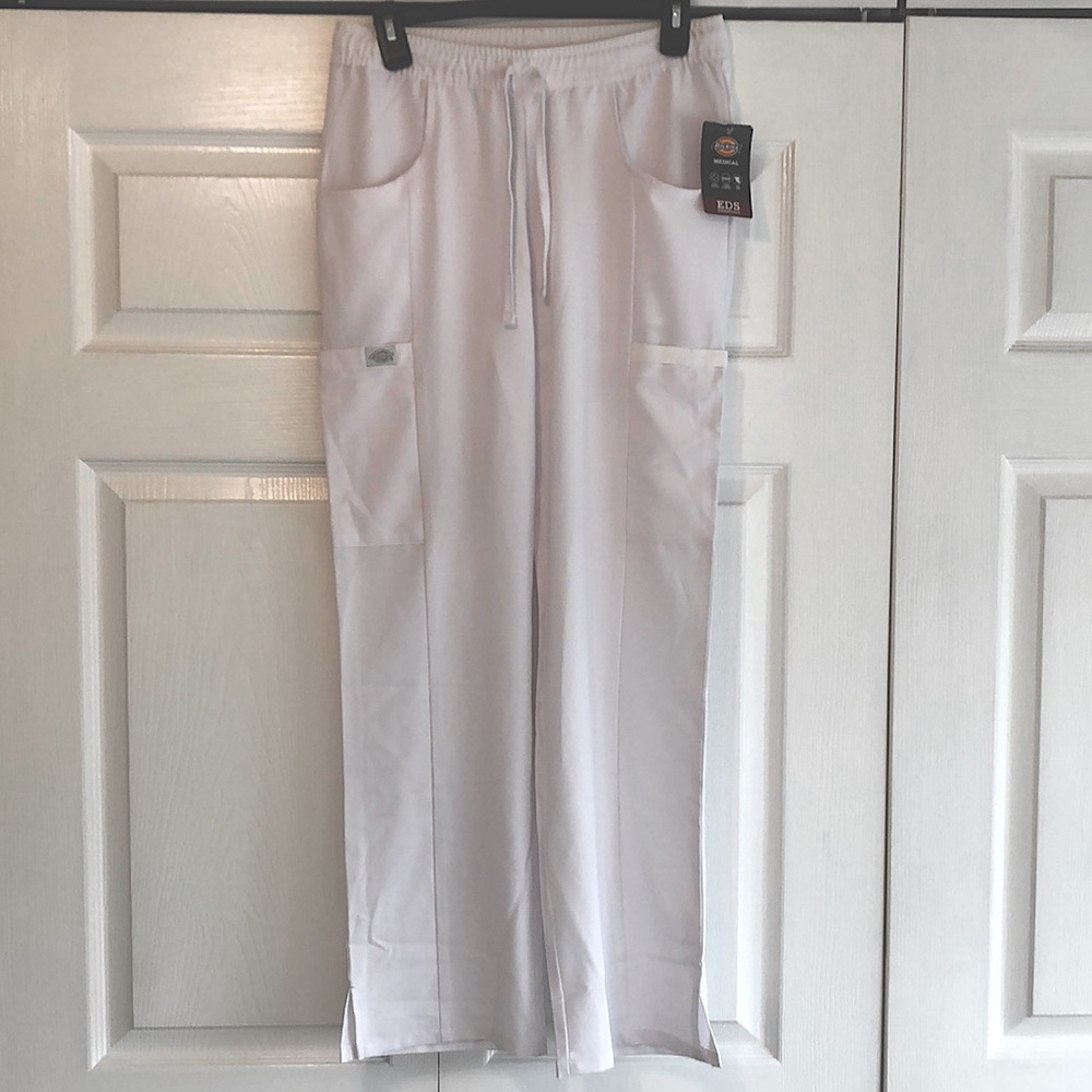 Dickies White Scrub Medical Pants